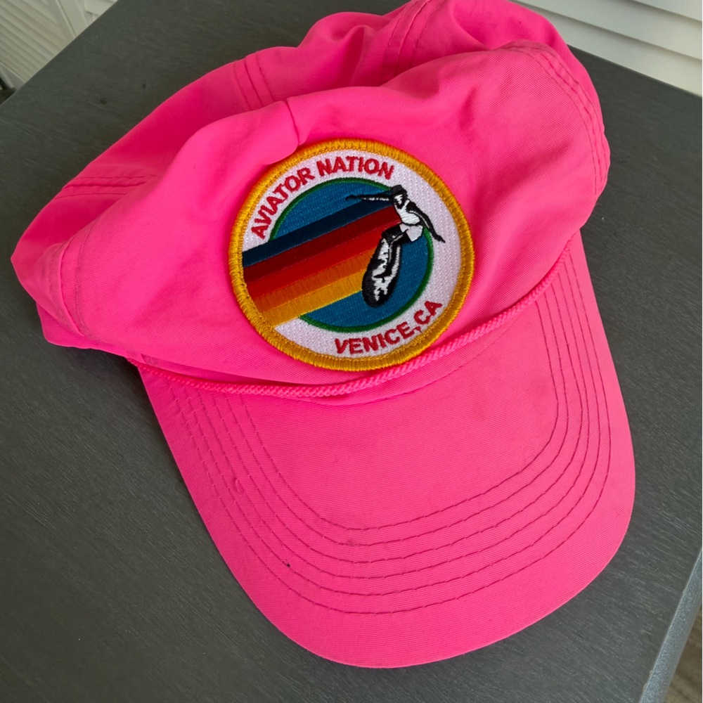Pink Aviator Nation Snap Back Hat - Picture 7 of 7